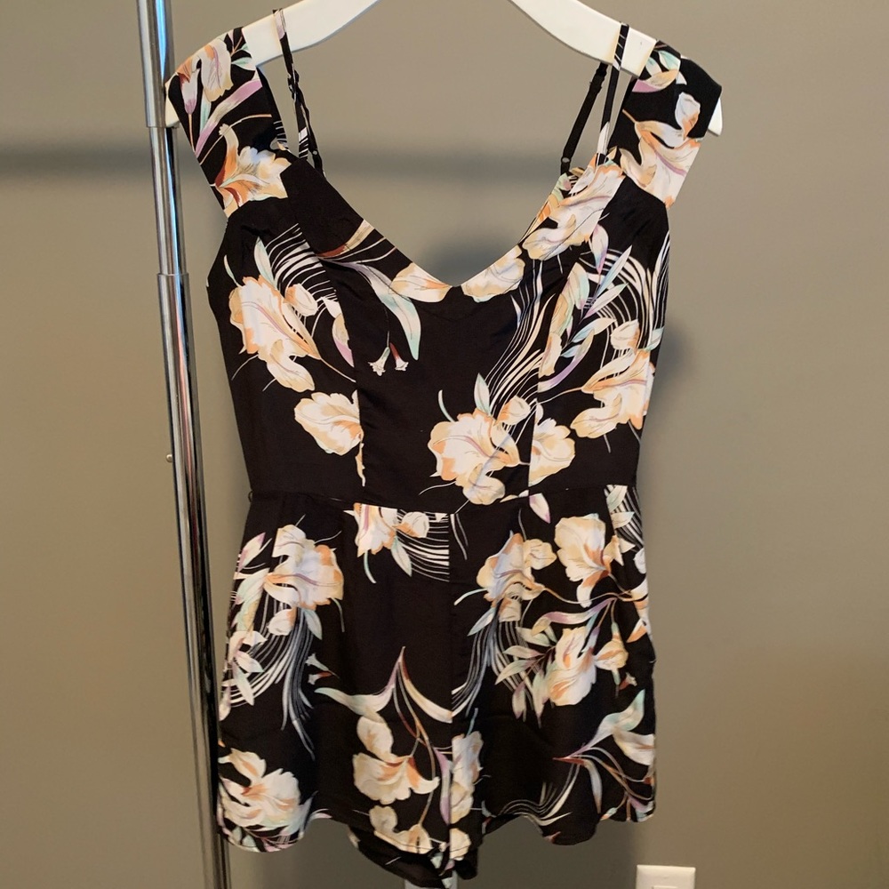 Yumi Kim Floral Silky Romper